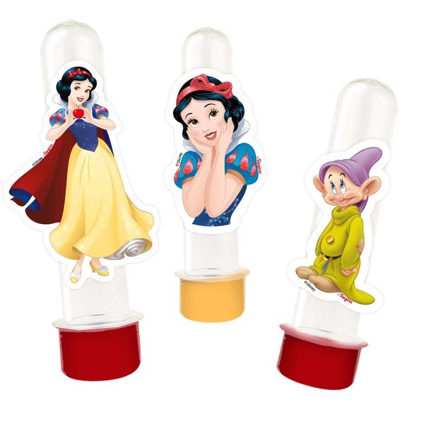 Imagem de Kit Decoração Forminha Aplique Tubete Festa Branca de Neve