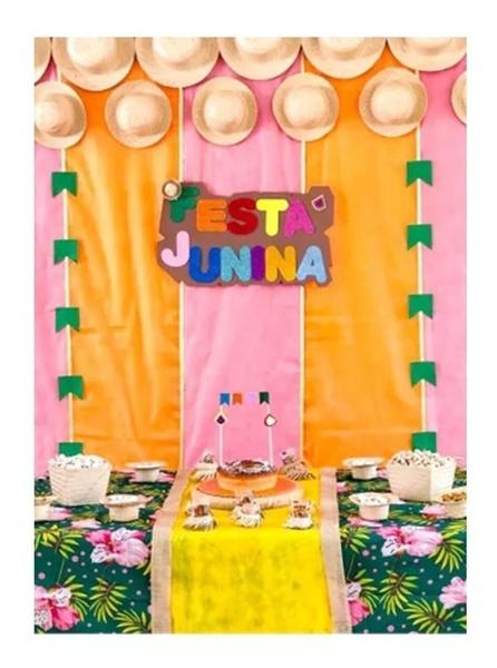 Imagem de Kit Decoração Mesa Completa Festa Junina Só Um Bolinho 38pçs