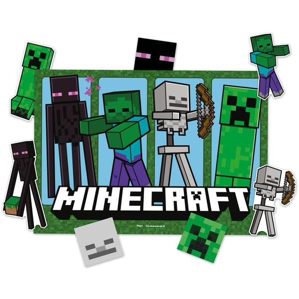 Imagem de Kit Decorativo Minecraft 01 Unidade - Regina - Rizzo Festas