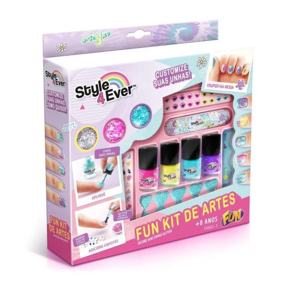 Imagem de Kit Decore Suas Unhas Glitter Fun F0065-3