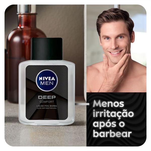 Imagem de Kit Deep NIVEA -  Espuma de Barbear + Loção Pós Barba + 3 Desodorantes Antitranspirante Aerosol 150ml