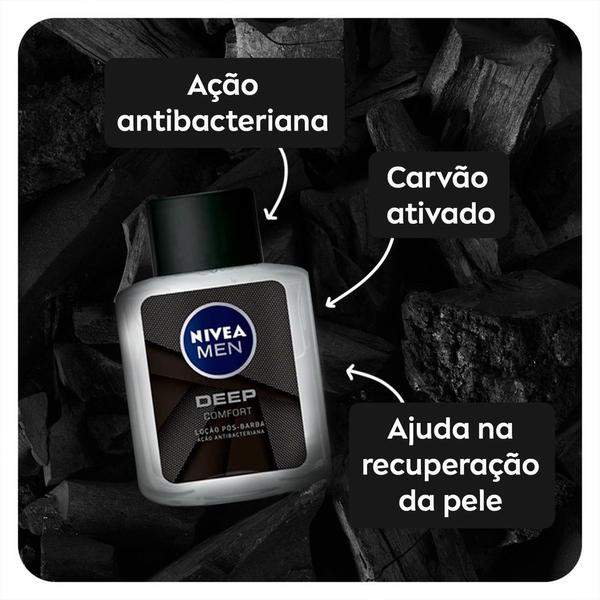 Imagem de Kit Deep NIVEA -  Espuma de Barbear + Loção Pós Barba + 3 Desodorantes Antitranspirante Aerosol 150ml