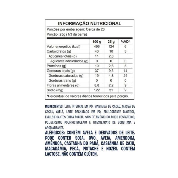 Imagem de Kit Degustação - Barras de chocolate Novos Sabores zero adição açúcares 80g