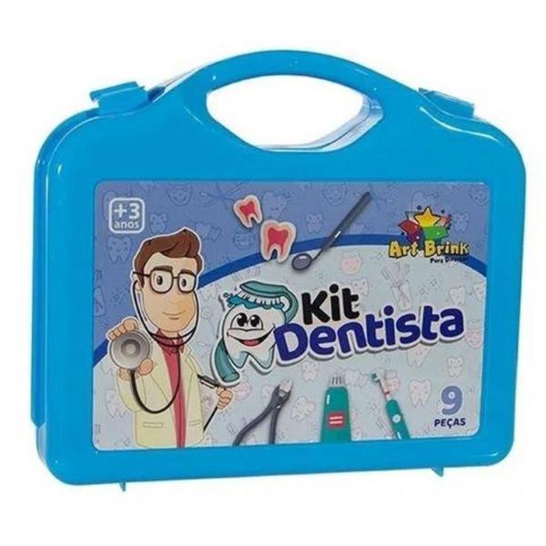 Imagem de Kit Dentista Boy Maleta com 9 Peças Art Brink Azul