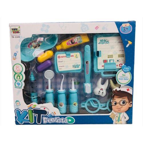 Imagem de Kit Dentista Infantil Brinquedo Menina Menino 9 Peças