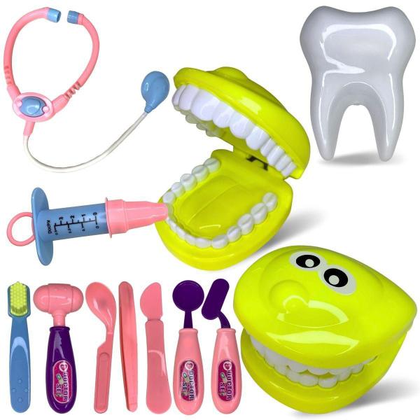 Imagem de Kit Dentista Infantil Didático 11 Peças