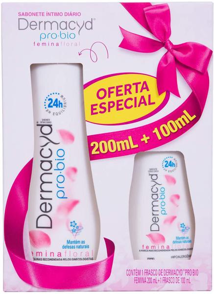 Imagem de Kit Dermacyd Femina Floral Sabonete Líquido 200Ml +100Ml