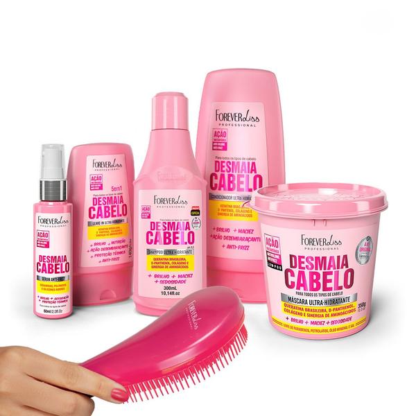 Kit Desmaia Cabelo Completo Forever Liss Kit Desmaia Cabelo Completo Forever Liss
