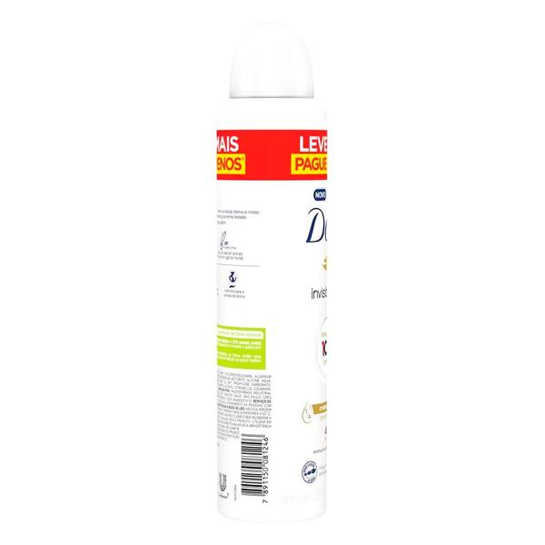 Imagem de Kit Desodorante Aerosol Dove Invisible Dry 250ml - 4 unidades