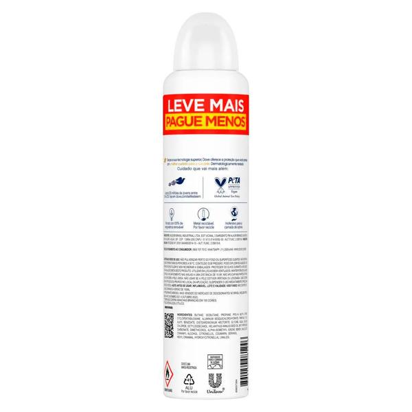 Imagem de Kit Desodorante Aerosol Dove Invisible Dry 250ml C/6 Unidades