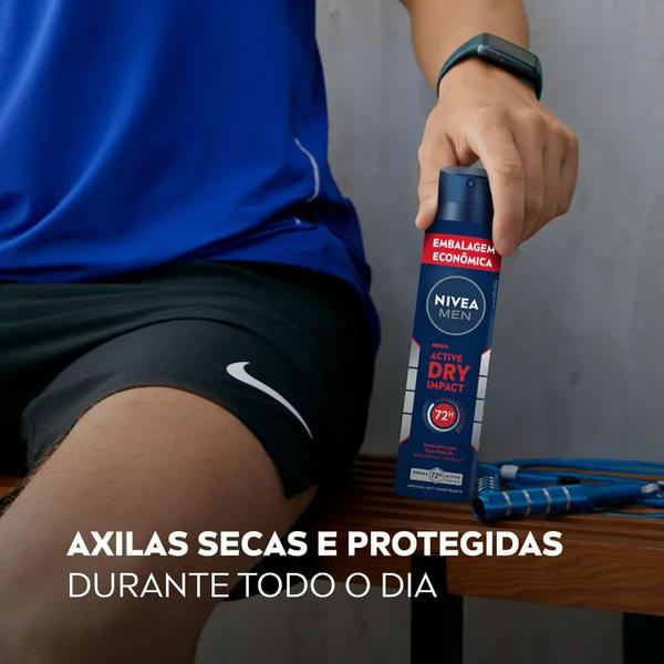 Imagem de Kit Desodorante Aerosol Nivea Dry Impact For Men 200ml - 12 Unidades