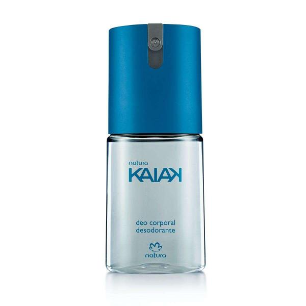 KIT Desodorante Corporal Antitranspirante Spray Kaiak Tradicional Masculino 100mL + Refil Natura Homem Clássico + Refil SR N 100mL Imagem de KIT Desodorante Corporal Antitranspirante Spray Kaiak Tradicional Masculino 100mL + Refil Natura Homem Clássico + Refil SR N 100mL