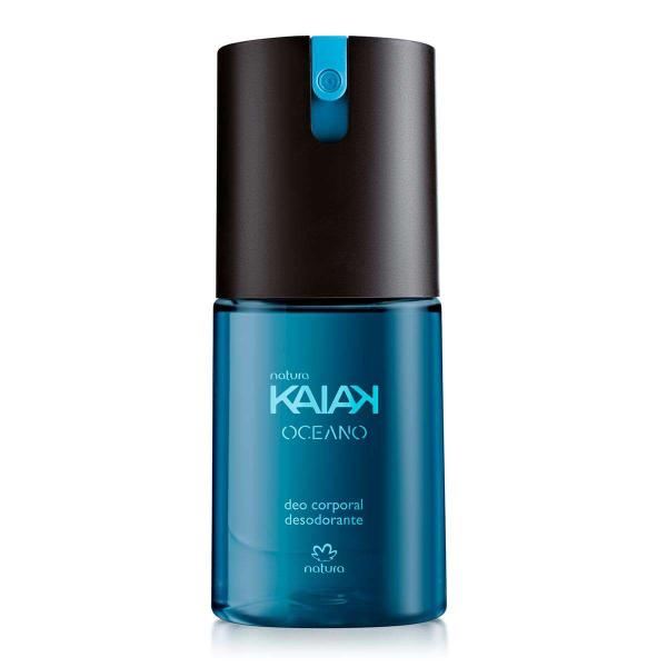 Imagem de KIT Desodorante Corporal Antitranspirante Spray Natura Kaiak Oceano Masculino 100mL + Refil Deo Corporal 100mL