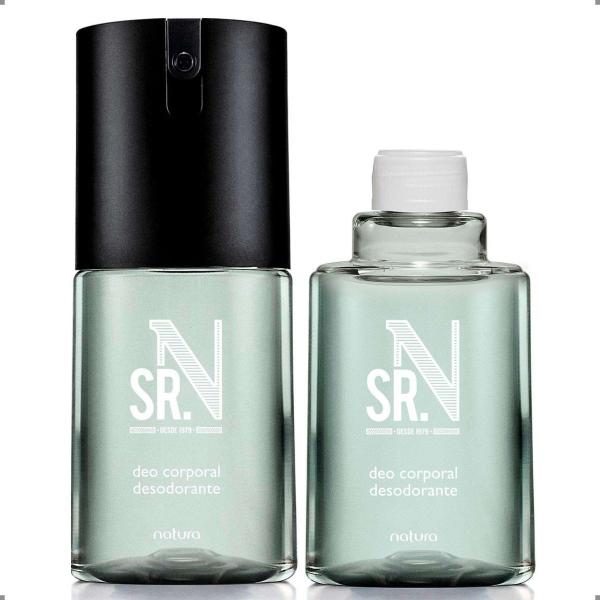 KIT Desodorante Corporal Antitranspirante Spray Natura SR N Masculino 100mL + Refil Deo Corporal 100mL Imagem de KIT Desodorante Corporal Antitranspirante Spray Natura SR N Masculino 100mL + Refil Deo Corporal 100mL