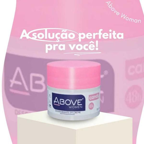 Imagem de Kit Desodorante Em Creme Above Candy 50g - 12 Unidades