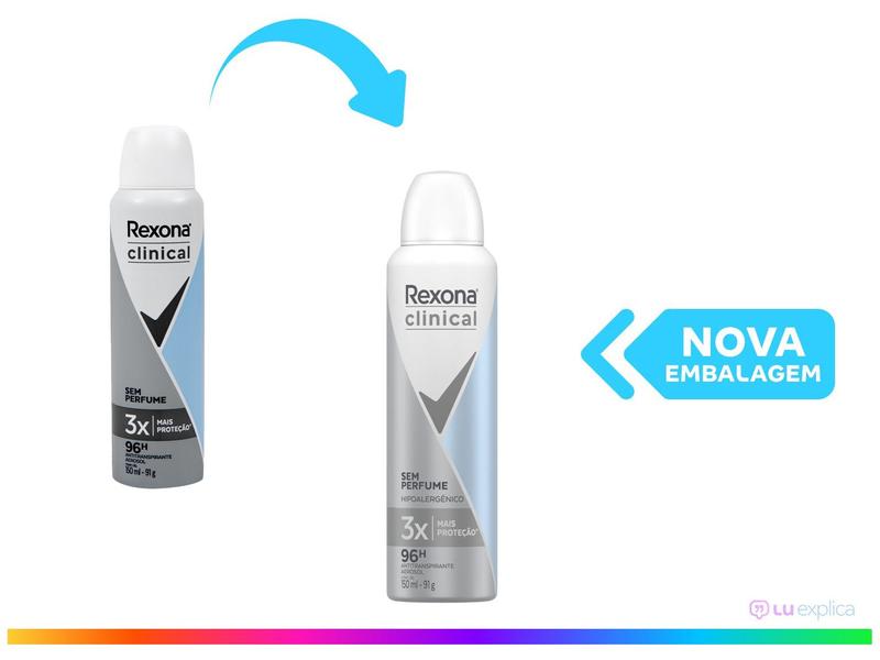 Imagem de Kit Desodorante Rexona Clinical Aerossol