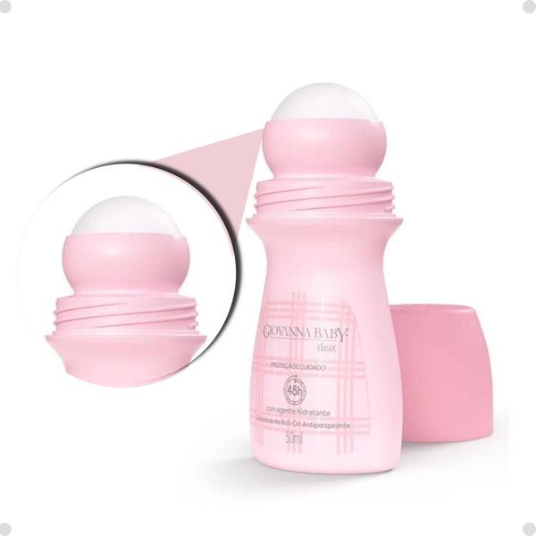 Imagem de Kit Desodorante Roll-on Giovanna Baby Classic Com 2