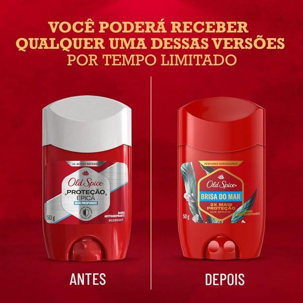 Imagem de Kit Desodorante Stick Old Spice Brisa do Mar 50g - 12 Unidades