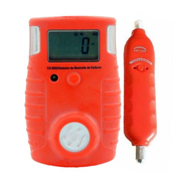 Imagem de Kit Detector Monóxido Carbono Digital 0 A 2000Ppm Alarme Co-5000 Portátil Instrutherm Espaço Confinado Bomba Kbg-100