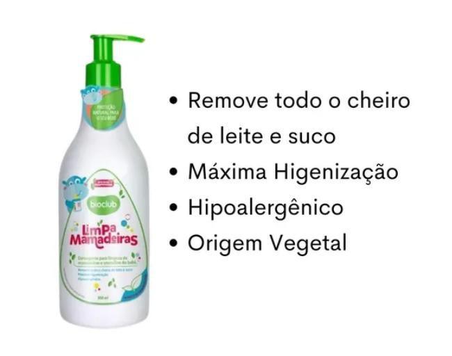 Imagem de Kit Detergente para Mamadeiras + 2 Refil  - Bioclub