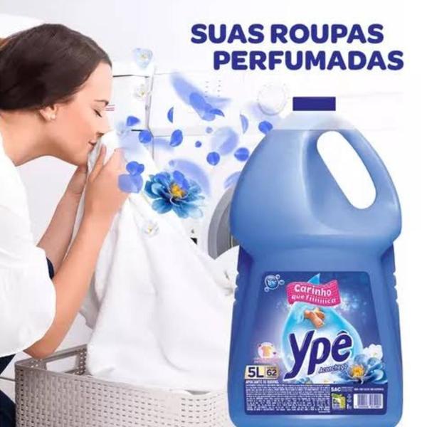 Imagem de Kit Detergente Ype 5L + Amaciante de Roupas Ypê 5L