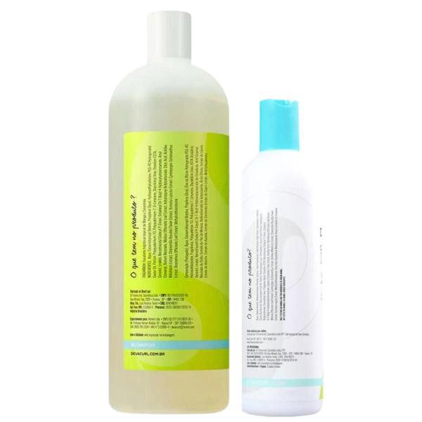 Imagem de Kit Deva Curl Original Shampoo LOW-POO 1 litro+Condicionador One Condition Decadence 355ml