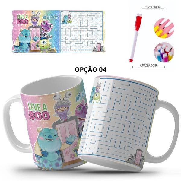 Imagem de Kit Dia Das Crianças Caneca Plástico e Caneta C/ Apagador