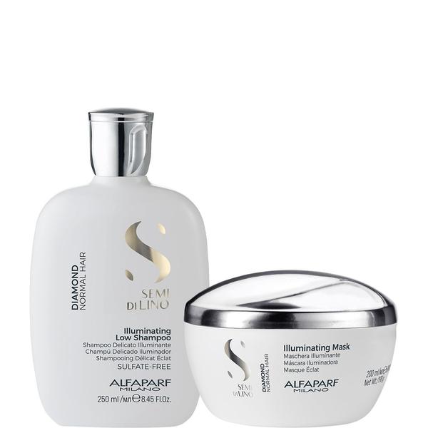 Kit Diamond Shampoo e Máscara - Alfaparf - Alfaparf Milano