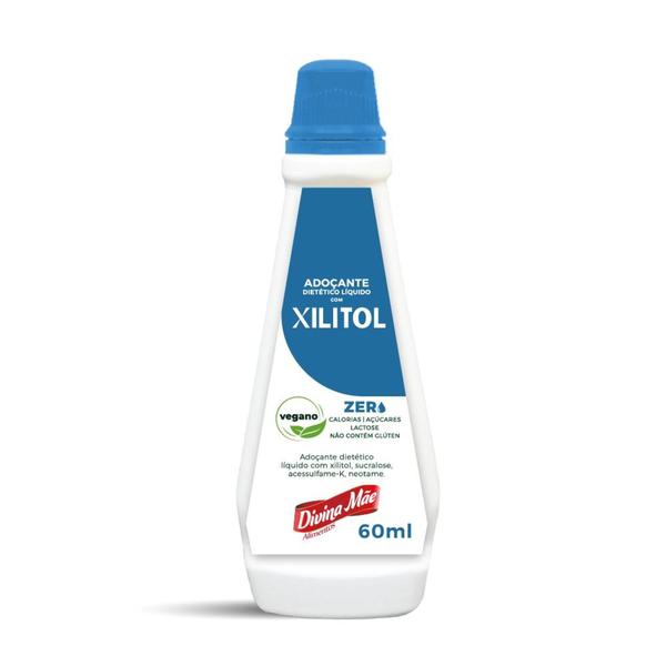 Imagem de Kit dietético líquido Xilitol 60 ml DIVINA MÃE alimentos