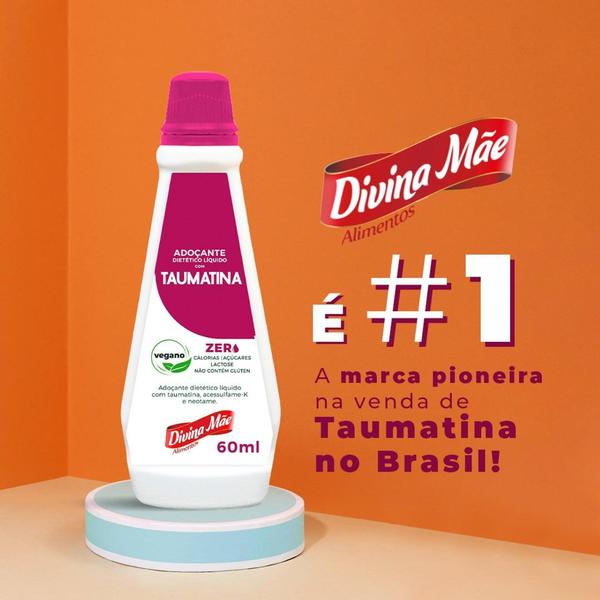 Imagem de Kit  dietético líquidoTaumatina  60 ml DIVINA MÃE alimentos