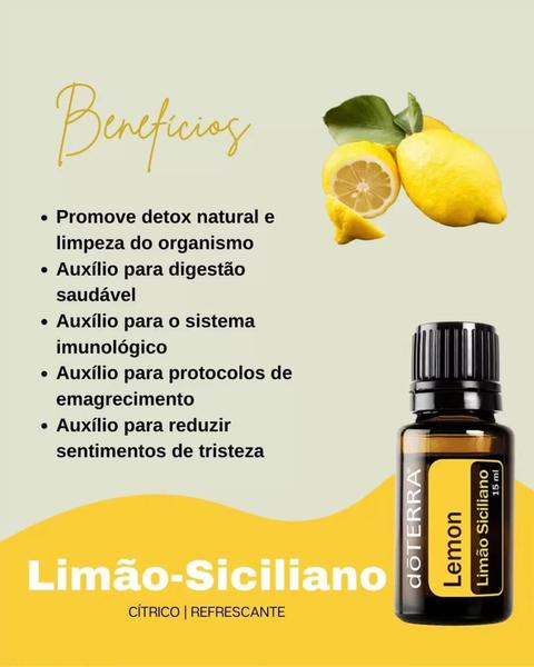 Imagem de Kit Difusor Petal 2.0 + 1 óleo essencial Lemon 15ML Suporte detox natural digestão sist imunológico