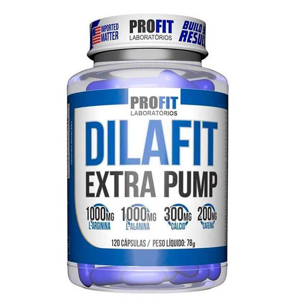 Imagem de Kit dilafit extra pump 120 cápsulas profit + porta cápsulas vasodilatador pré treino