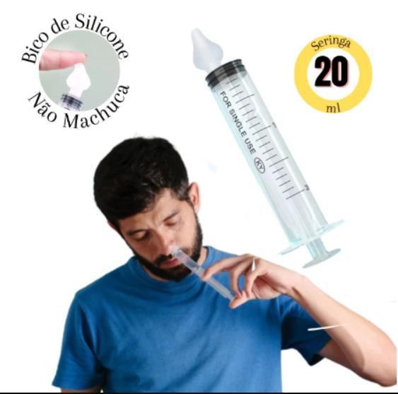 Imagem de Kit Dilatador Nasal + Seringa 20ml de Lavagem Nasal