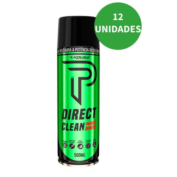 Imagem de Kit Direct Clean 500ml Aditivo P/ Injeção Direta KOUBE (12 UND)