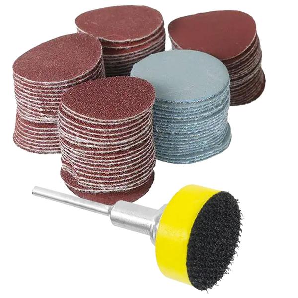 Kit Disco De Lixa Base Aderente 102 Pçs Para Micro Retíficas - Dremax Imagem de Kit Disco De Lixa Base Aderente 102 Pçs Para Micro Retíficas