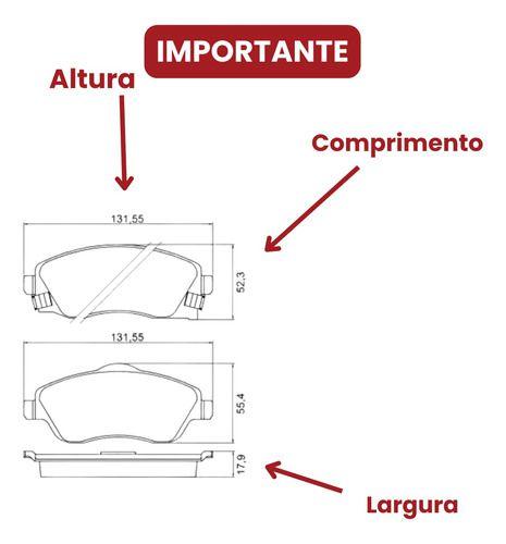 Imagem de Kit Disco Pastilha Freio Ventilado Chevrolet GM Corsa 1.0 1.4 8v 2002 2003 2004 2005 2006 2007 2008