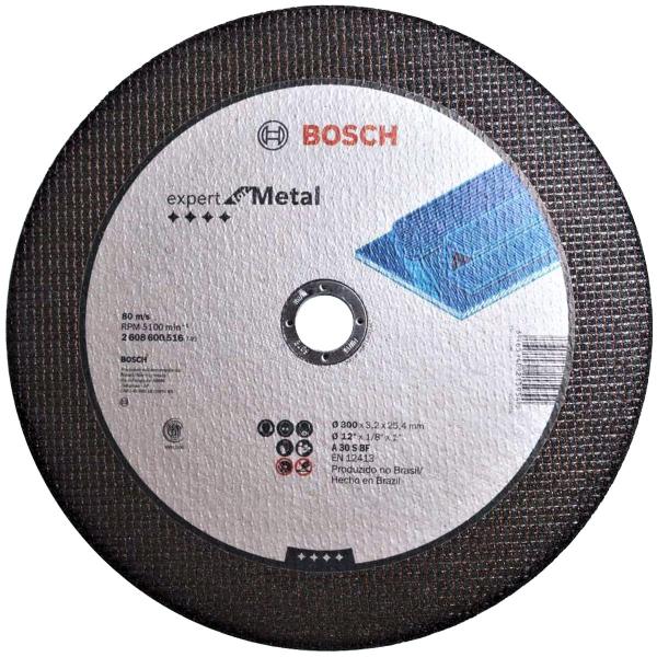 Imagem de Kit Discos de Corte p/ Aço 3 Peças 12" x 1" Bosch