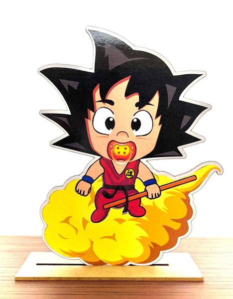 Imagem de Kit Display de Mesa 6 Peças Para Festa Goku Baby MDF