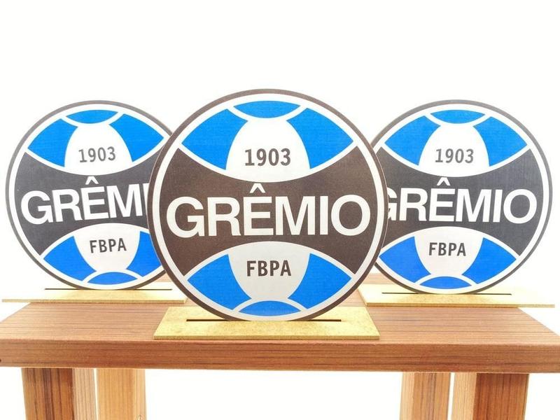 Imagem de Kit Display De Mesa 6 Peças Para Festa Grêmio Mdf