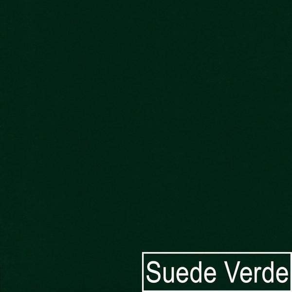 Imagem de Kit Divã Luna 160cm Lado Direito e 01 Poltrona Base de Ferro Preto Suede Verde