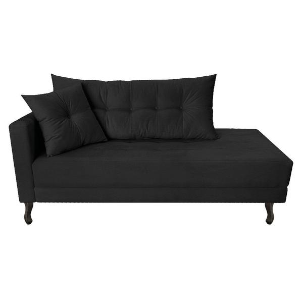 Imagem de Kit Diva Recamier Azura 140cm Lado Direito e 02 Poltronas Classic Suede - ADJ Decor