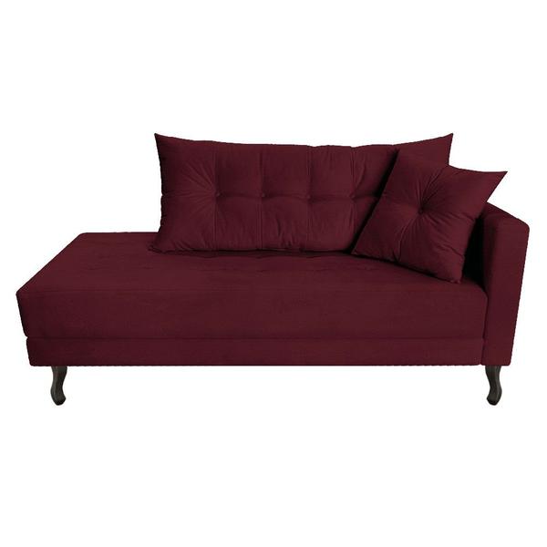 Imagem de Kit Diva Recamier Azura 140cm Lado Esquerdo e 02 Poltronas Classic Suede - ADJ Decor