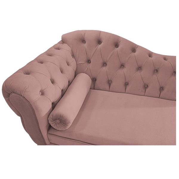 Imagem de Kit Diva Recamier Diana 120cm Lado Direito e 2 Poltronas Classic Linho - ADJ Decor