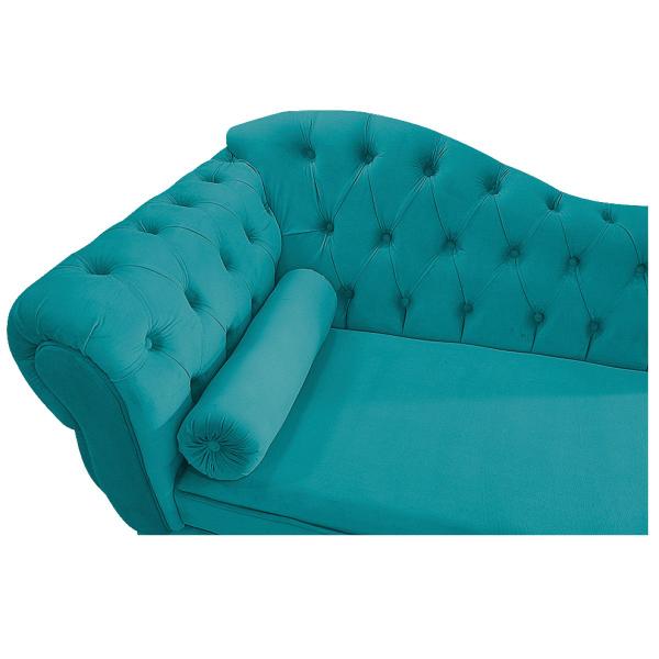 Imagem de Kit Diva Recamier Diana 120cm Lado Direito e 2 Poltronas Classic Suede - ADJ Decor