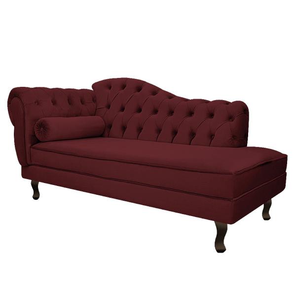 Imagem de Kit Diva Recamier Diana 120cm Lado Direito e 2 Poltronas Classic Suede - ADJ Decor