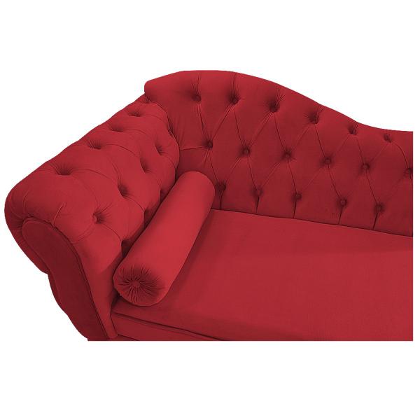 Imagem de Kit Diva Recamier Diana 120cm Lado Direito e 2 Poltronas Classic Suede - ADJ Decor