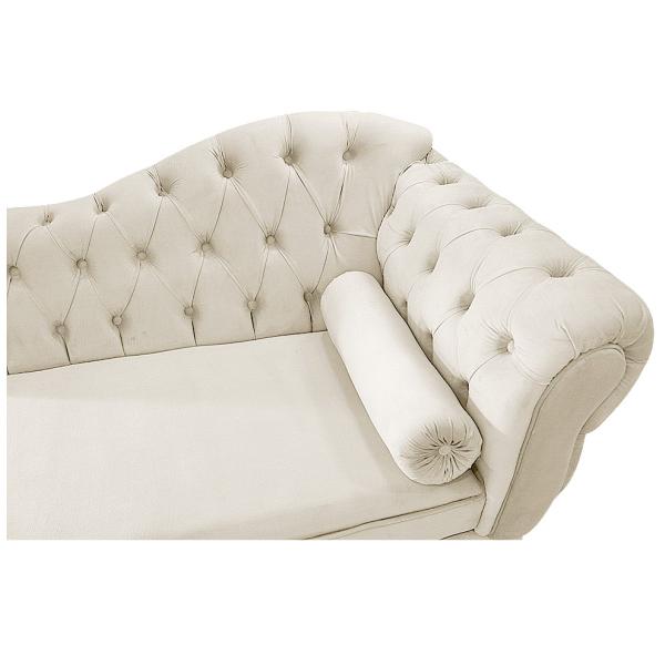 Imagem de Kit Diva Recamier Diana 120cm Lado Esquerdo e 2 Poltronas Classic Corano - ADJ Decor