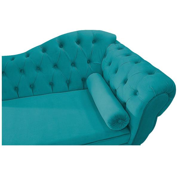 Imagem de Kit Diva Recamier Diana 120cm Lado Esquerdo e 2 Poltronas Classic Suede - ADJ Decor