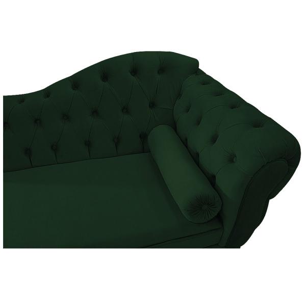 Imagem de Kit Diva Recamier Diana 120cm Lado Esquerdo e 2 Poltronas Classic Suede - ADJ Decor