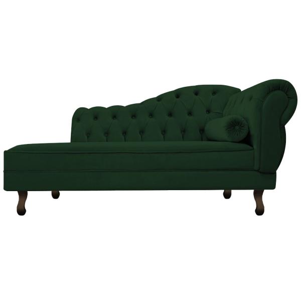 Imagem de Kit Diva Recamier Diana 185cm Lado Esquerdo e 02 Poltronas Classic Suede - ADJ Decor